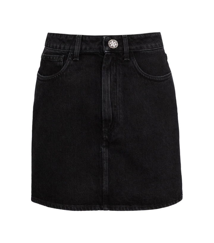 Photo: Alessandra Rich Denim miniskirt