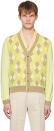 Jacquemus Green Le Raphia 'Le Cardigan Toledo' Cardigan