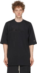 Rick Owens Black Champion Edition Mesh Jumbo T-Shirt