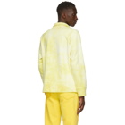 Helmut Lang Yellow Half-Zip Sweatshirt