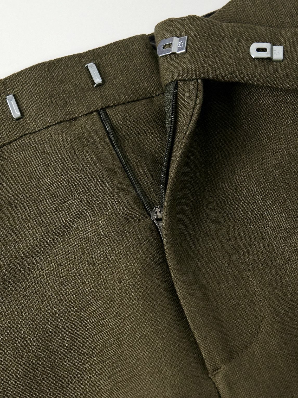 Favourbrook - Slim-Fit Linen Suit Trousers - Green