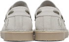 Fred Perry Taupe Meaden Suede Boat Shoes