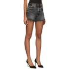 Moussy Vintage Black Denim Hamilton Shorts