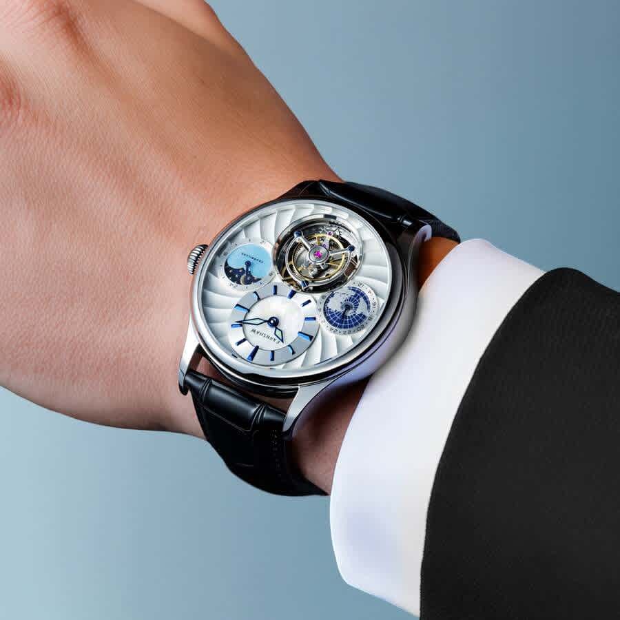 Thomas Earnshaw Celestial Huggins White Dial Mens Watch ES-8261-07