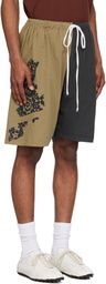 SC103 Khaki & Black Gift Shorts