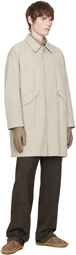 LEMAIRE Beige Military Parka Coat