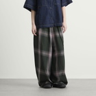 Needles Women's H.D Rayon Plaid Pants in Green