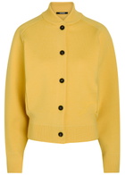 Jacquemus Le Cardigan Lavande Merino-blend Cardigan Yellow