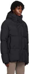 ZEGNA Black Quilted Down Jacket