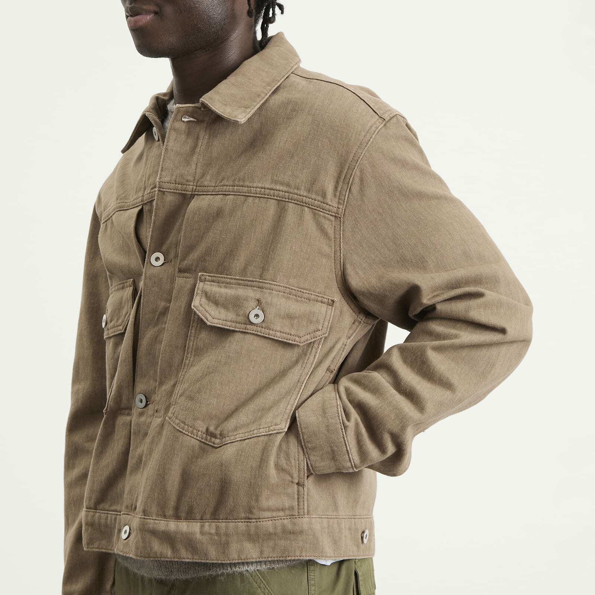 Norse Projects Men's Storadal Twill Type II Jacket in Walnut