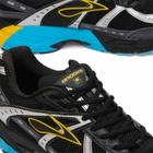 Brooks Men's Adrenaline GTS 10 Sneaker in Black/Ebony/Aquarius