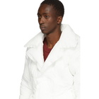 Maison Margiela White Recycled Nylon Glam Slam Puffer Coat