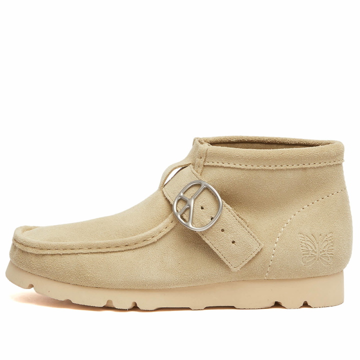 Photo: Clarks Originals x Needles Wallabee Strap Boot in Maple Suede