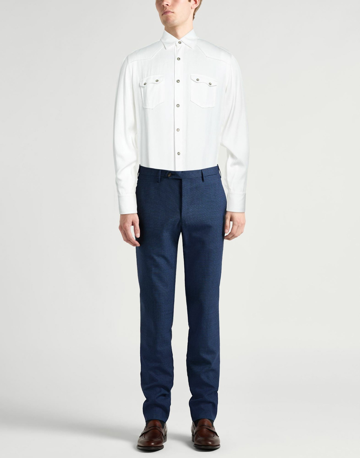 Lardini Mens Shirt in White