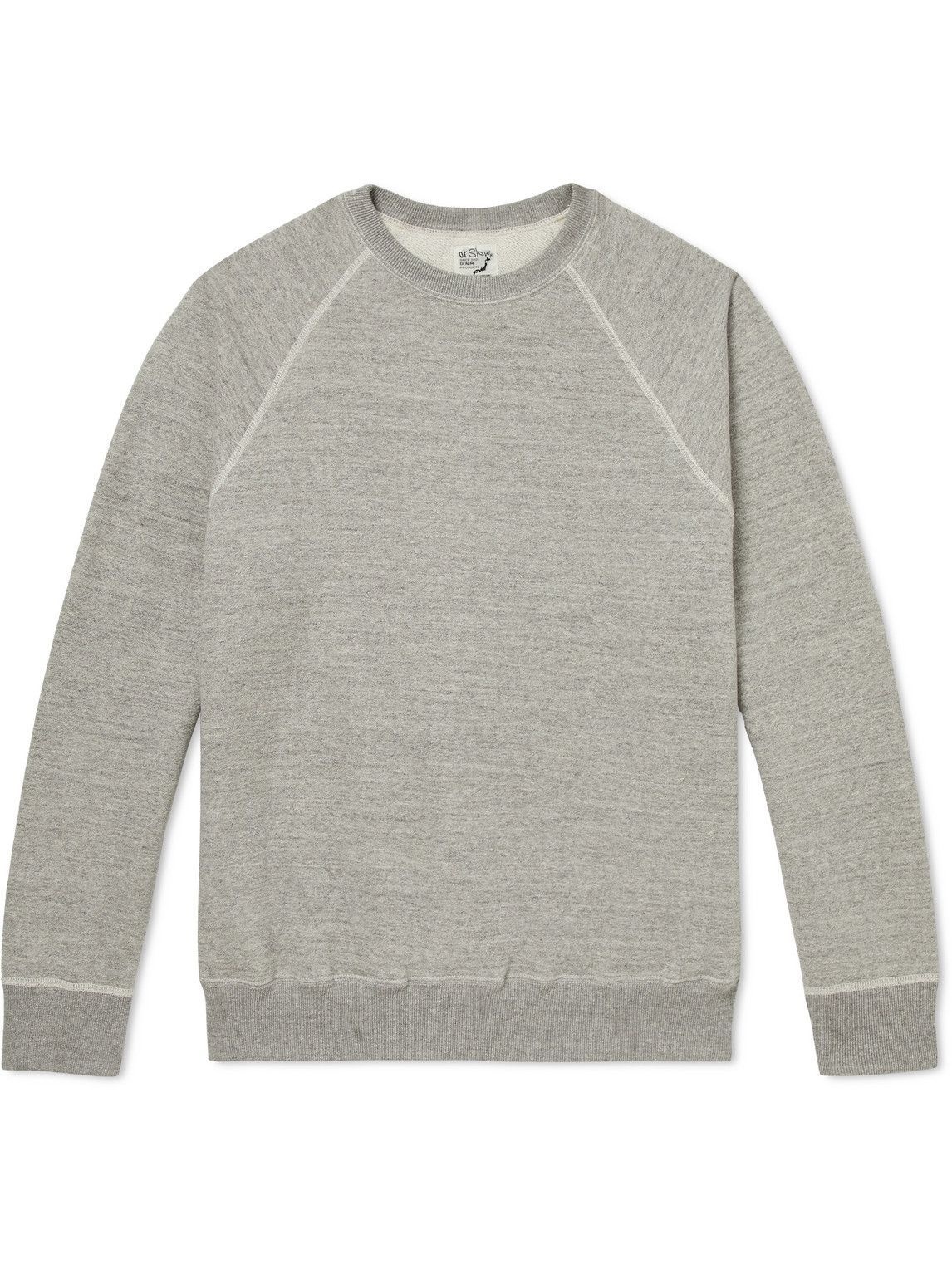 OrSlow - Cotton-Jersey Sweatshirt - Gray orSlow