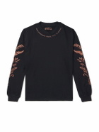 MANAAKI - Proverb Oversized Printed Cotton-Jersey T-Shirt - Black