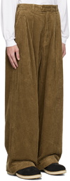 Engineered Garments Khaki Pleated Trousers