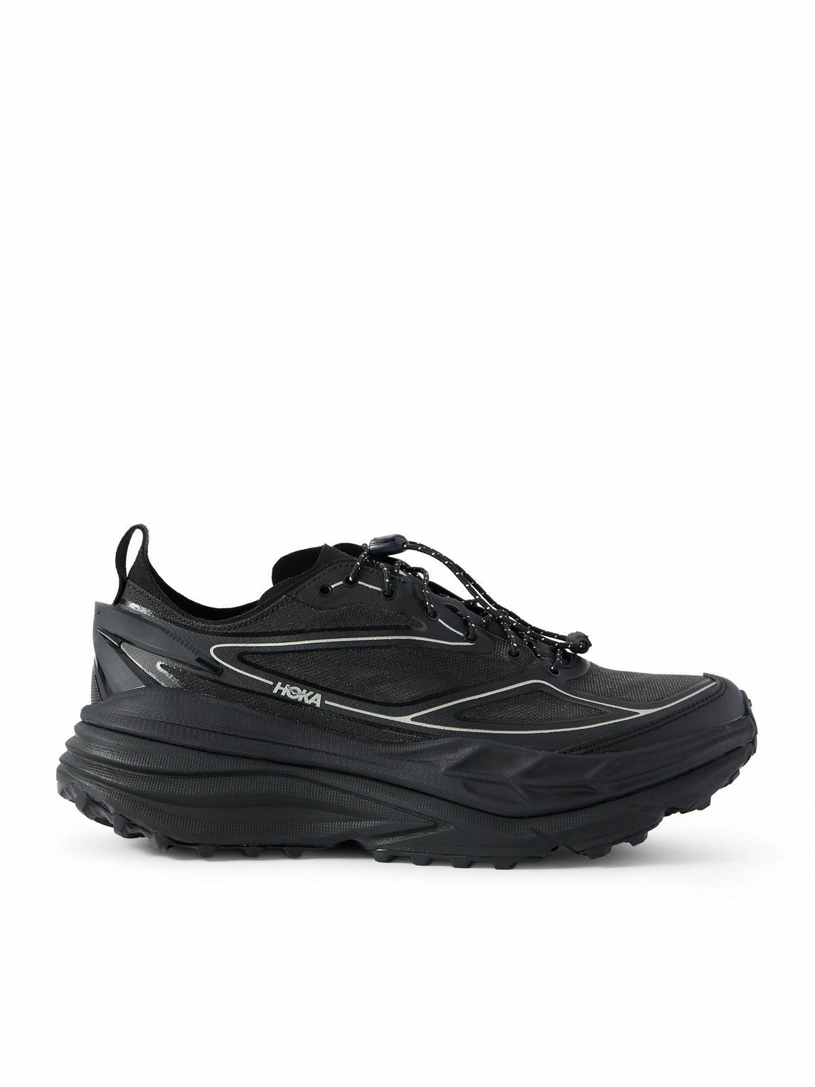 Hoka - U Stinson One7 Rubber-Trimmed Mesh Running Sneakers  display picture 2