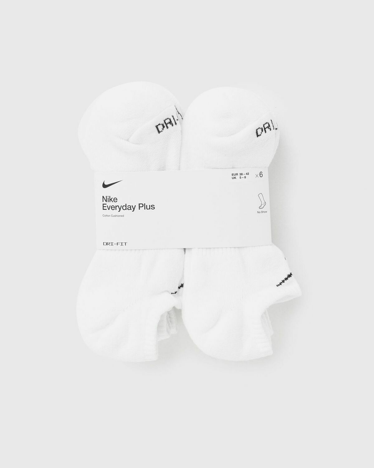 Nike SOCKS EVERYDAY PLUS COTTON CUSHIONED 6PCK White Men