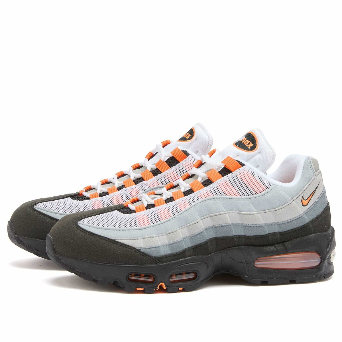 Nike Air Max 95 OG Sneaker in Black/Mandarin/Grey