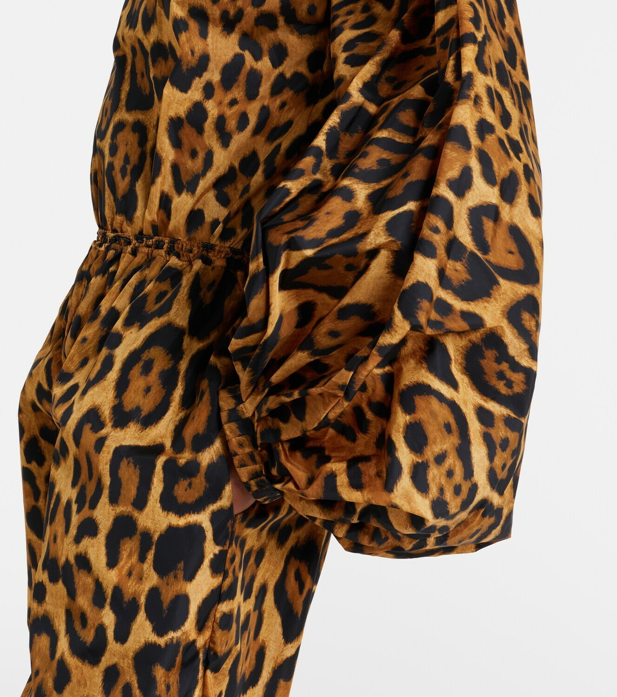 Alaïa Oversized animal-print bodysuit