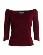 Chiara Boni La Petite Robe Womens Top Burgundy