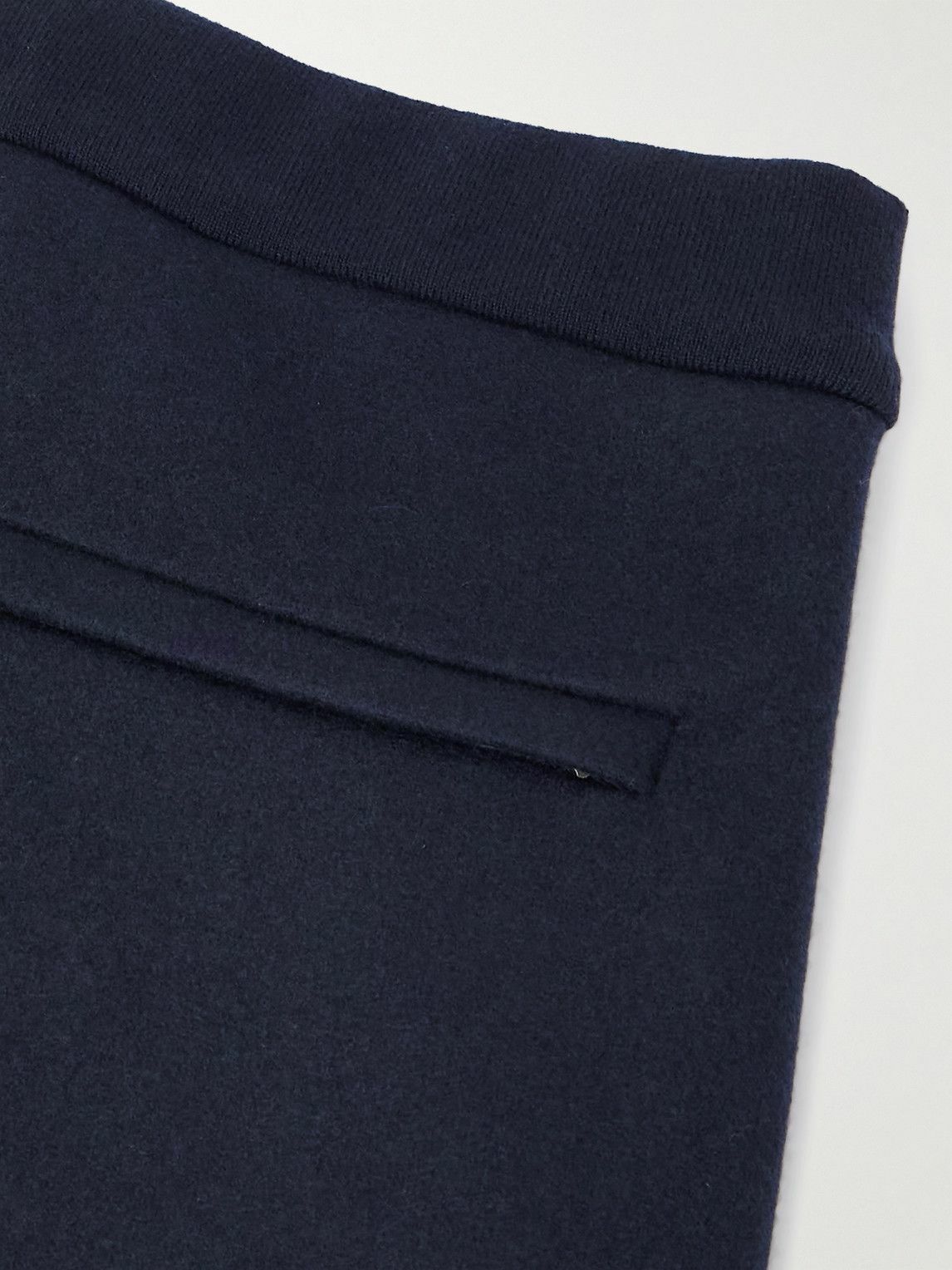 Loro Piana - Breia Tapered Wool and Cashmere-Blend Trousers - Blue