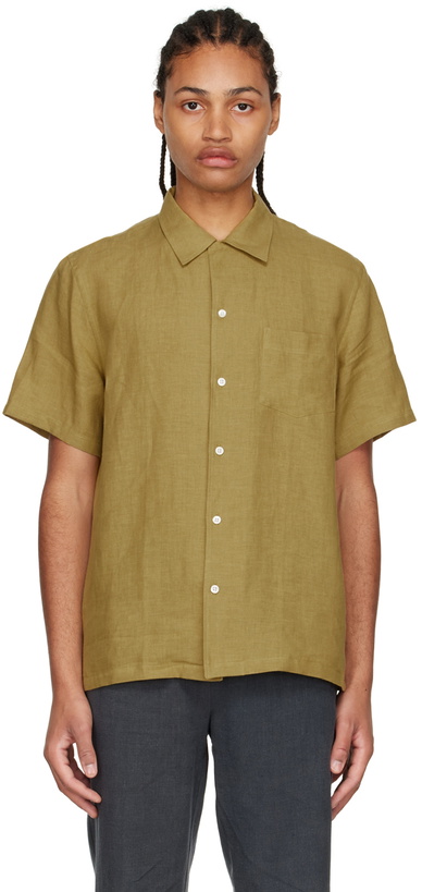 Photo: De Bonne Facture Khaki Linen Shirt