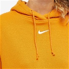 Nike Women's Essential Popover Hoody in Light Curry/White