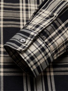 Alex Mill - Mill Button-Down Collar Checked Cotton Shirt - Black