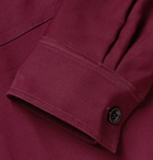 AMI - Twill Blouson Jacket - Men - Burgundy