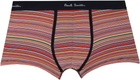 Paul Smith Five-Pack 'Signature Stripe' Mixed Organic-Cotton Boxer Briefs