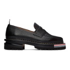 Thom Browne Black Hiking Penny Loafers
