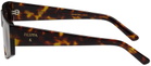 Filippa K Tortoiseshell Angled Sunglasses