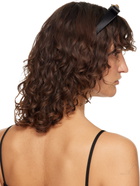 Versace Black Gianni Ribbon Headband