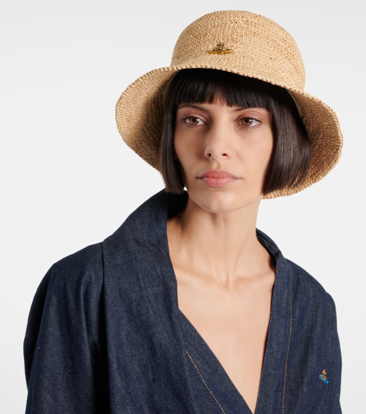 VIVIENNE WESTWOOD orb logo bucket hat