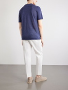 Zegna - Oasi Knitted Linen T-Shirt - Blue