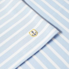 Armor-Lux Men's Houat Long Sleeve Mariniere T-Shirt in Oxford Blue/Milk