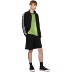 McQ Alexander McQueen Black Shrunken Shorts