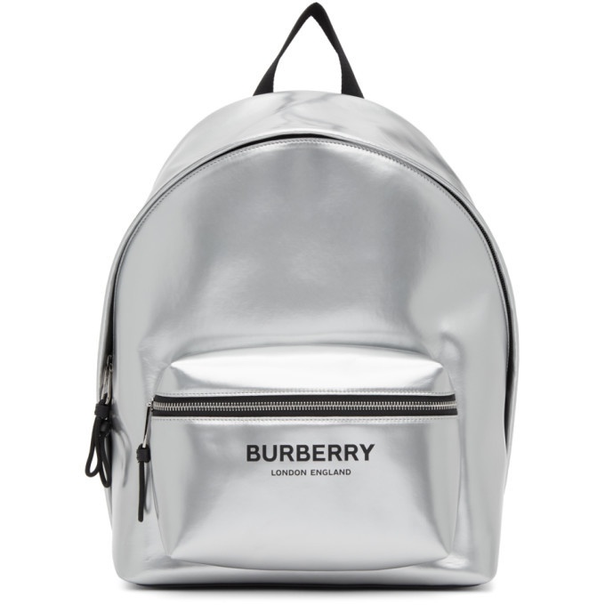 Photo: Burberry Silver Jett Backpack