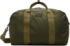 RRL Khaki Nylon Utility Duffle Bag