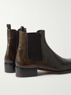 TOM FORD - Leather Chelsea Boots - Brown