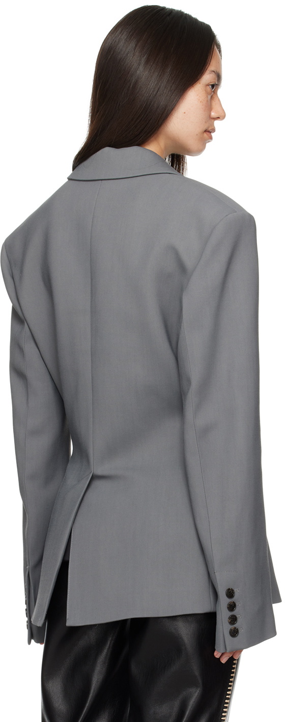 Nanushka Gray Laane Blazer
