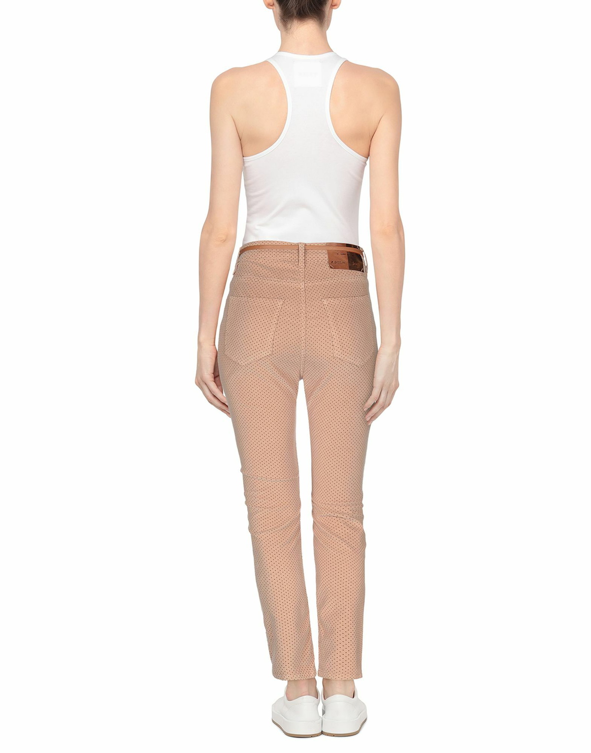Alessia Santi Womens Pants Camel