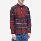 Barbour Men's Stirling Tailored Shirt in Cordovan Tartan