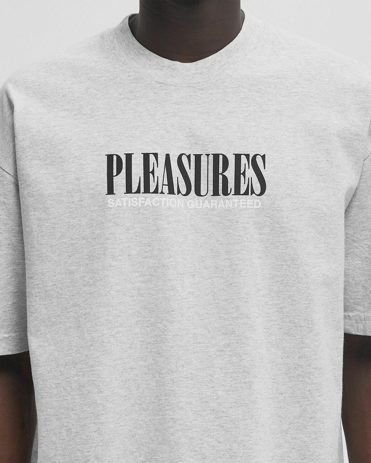 Pleasures SATISFACTION TEE Grey Mens Shortsleefe