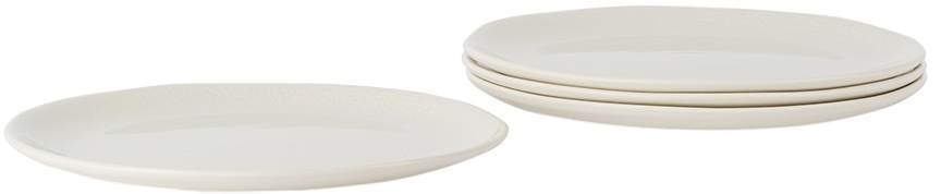 JAR CERAMISTES White Small Round Maguelone Plate Set