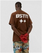 Bstn Brand Sports Logo Heavyweight Tee Brown - Mens - Shortsleeves