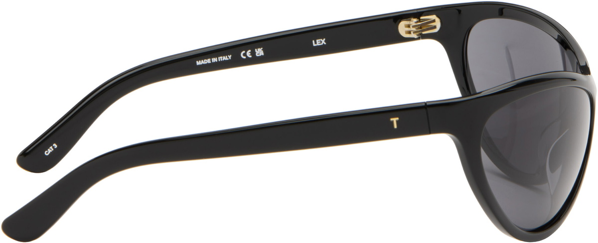 THISTLES Black 'The Lex' Sunglasses