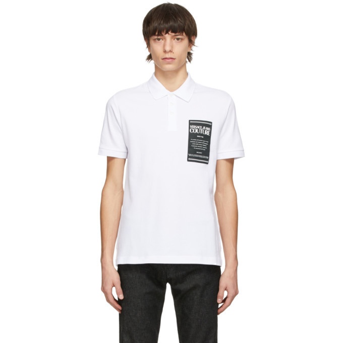 Photo: Versace Jeans Couture White Warranty Polo
